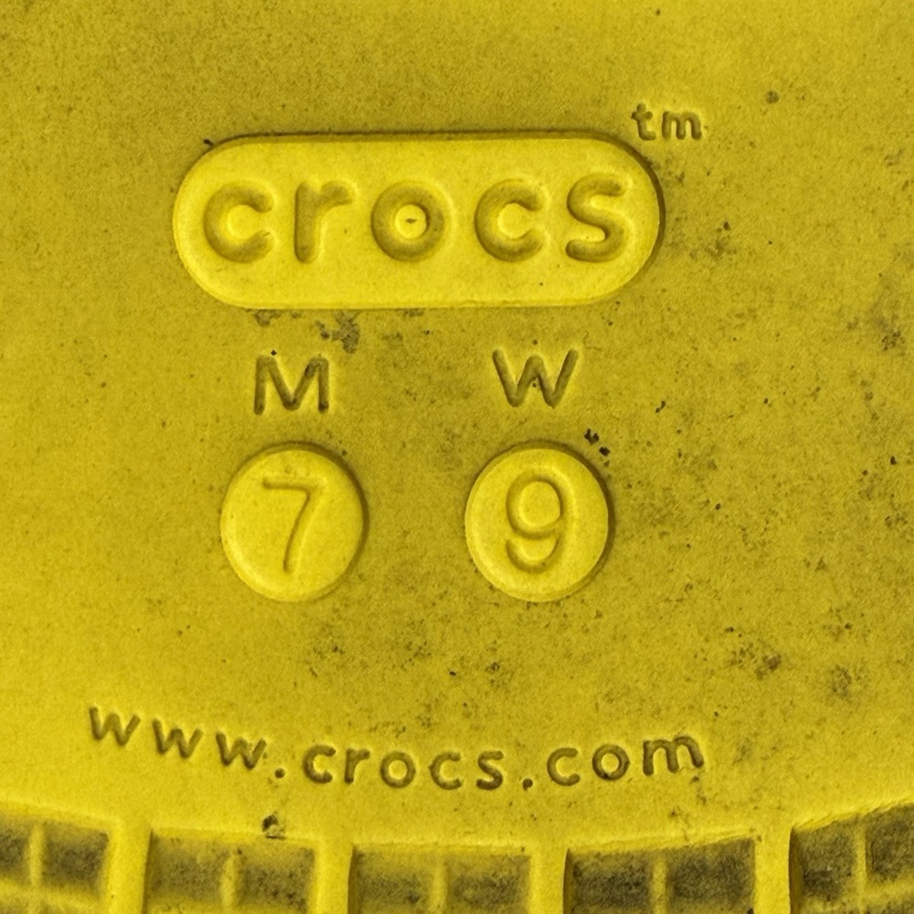 Crocs Classic II Flip Flop Lemon Yellow Unisex Sandals Size Men 7 Women 9 206119 - Picture 8 of 8